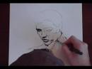 Elvis ink sketch
