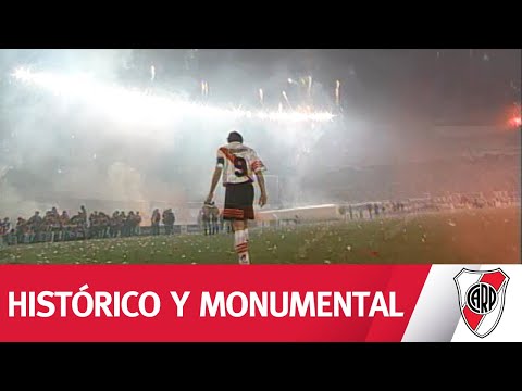 ¡IMPONENTE! El recibimiento a RIVER en la Supercopa 97