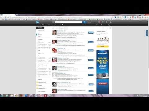 how to find someone on linkedin