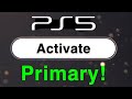 How To Set Account As Primary Ps5