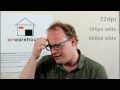 Click here to watch this video Photography, Editing and Image Resolution