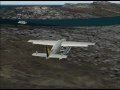 Cessna take off in water and final approach to Vagar Faroe