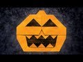 Origami Jack-o'-Lantern by Jun Maekawa (Folding Instructions)