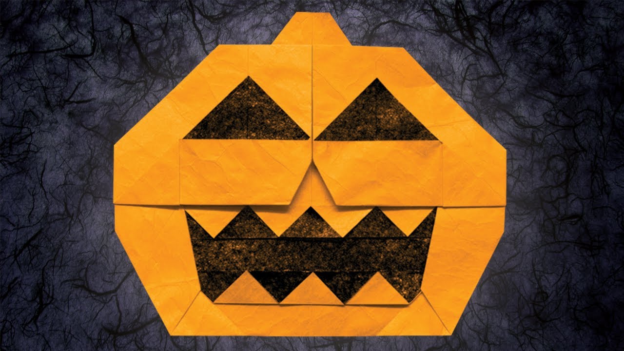 Origami Jack-o’-Lantern (Jun Maekawa)