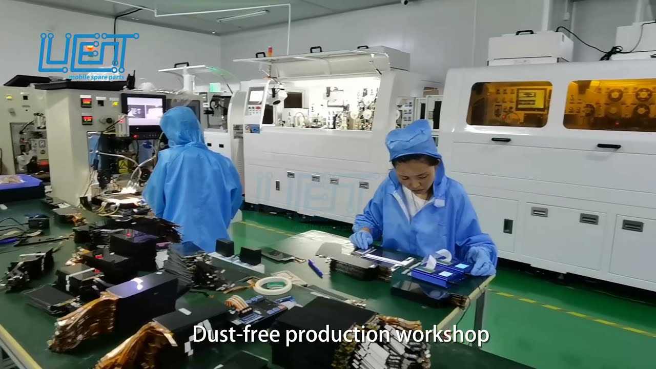 LCD OLED screen production workshop LUCNET