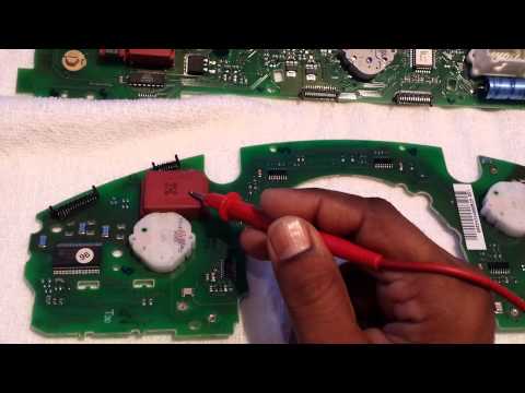 Part 3/5 Mercedes S-Class W220 Instrument Cluster Repair