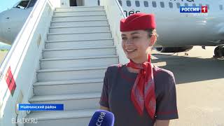 Авиакомпания Nordwind выполнила первый рейс Санкт-Петербург – Горно-Алтайск