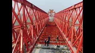 China’s 1st Railway Bridge Using Gluing Technolo