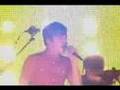 green room - matt sings whilst crowd surfing