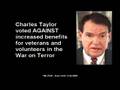 Anti Charles Taylor DIY political ad