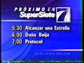 Promo y ID Super Siete 1990
