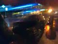 M3 gegen Ampel in Kolbermoor Araltankstelle