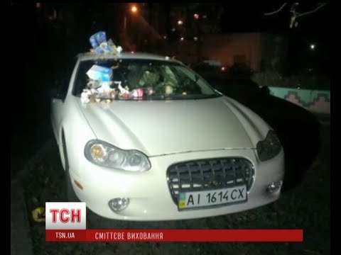 Киевлянку на Троещине наказали за неправильную парковку (видео)