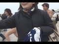 九州地区大学合同寒中水泳大会 於：津屋崎海水浴場