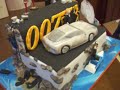 Plews 40th - James Bond 007 Cake