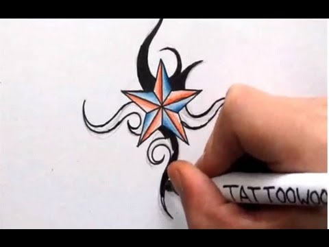 how to draw tribal