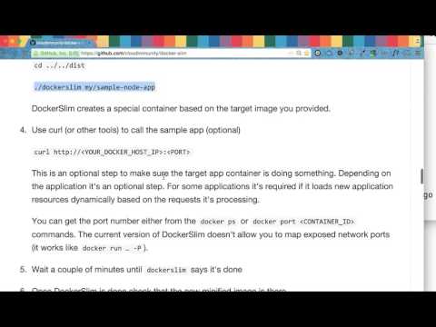 DockerSlim demo