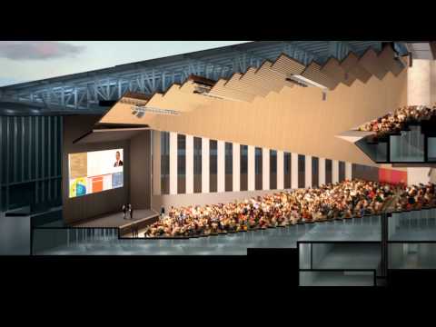 Convention Centre - Presentation movie of the Swiss Tech Convention Center (http://www.tstcc.ch/) under construction in Lausanne, Switzerland, in the EPFL campus. The auditorium...