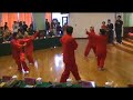 Li Yiqin with students. Li Yiqin with students.