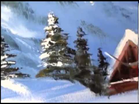 Lektion Malerei Igor Sacharow Winter Theme Russische Bob Ross On