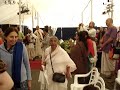 Srila Prabhupada being carried on to the stage - Vyasa Puja, 2008.