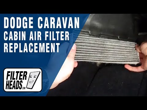 Cabin air filter replacement- Dodge Caravan