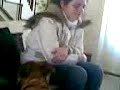Jugando con Lola la perra de Flopi!