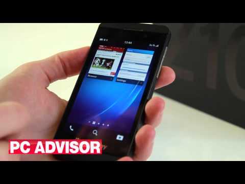 BlackBerry Z10 vs Apple iPhone 5 comparison video review - PC Advisor