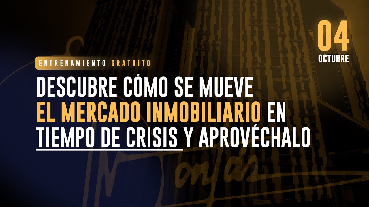 Descubre cómo se mueve el mercado inmobiliario en tiempo de crisis y aprovéchalo 💸LIVE 🔴