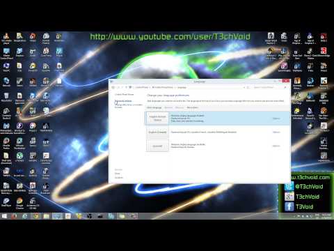 how to change keyboard language windows 8