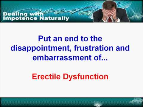 how to cure erectile dysfunction yahoo