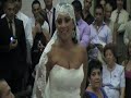Boda Raúl y María. Novia canta al Novio