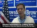 Brownback: Cutting Taxes