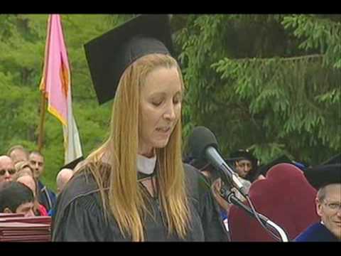Lisa Kudrow - Lisa Kudrow '85 delivers an address to the graduating class of 2010 at Vassar's 146th commencement on May 23rd.
