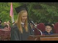 lisa kudrow '85 delivers an address to the graduating class of 2010 at vassar's 146th commencement on may 23rd.