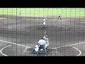 2019年7月15日　京都国際高校　中村泰河選手　3ランホームラン