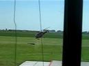 RNLAF Alouette III helicopter departing from Midden-Zeeland