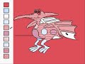 feast your eyes on the wonder and amazement that is color a dinosaur. i hope you're sitting down.