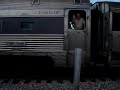 Maine Eastern Railroad FL9 #489 Arriving at Brunswick junction