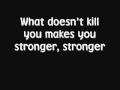 ‪Stronger Kelly Clarkson With Lyrics‬‏ - YouTube
