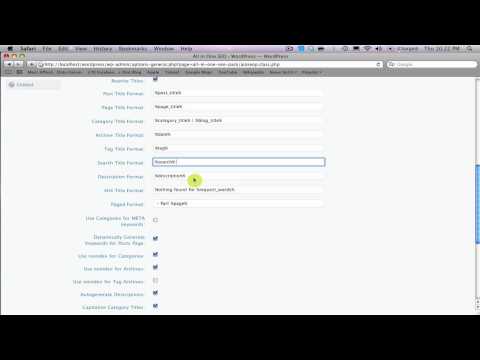 0 Implementacion de All in One SEO Wordpress