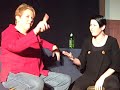 loren and barbara play it for laughs at the fall 2008 bare bones theater company showcase