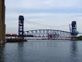 BY8 crossing the Arthur Kill lift bridge BY8 crossing the Arthur Kill lift bridge