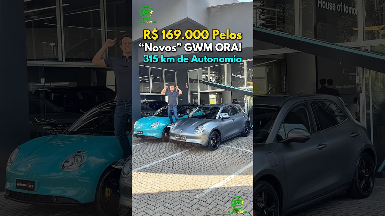 R$ 169.000 Pelos "Novos" GWM ORA! 315 km de Autonomia⚡