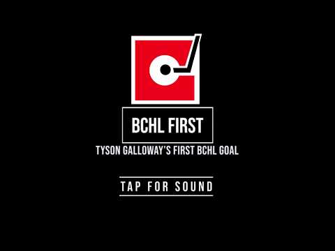 TYSON GALLOWAY - The youngest defender on the Centennials scored his first GOAL in BCHL !
