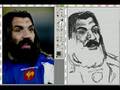 Sébastien CHABAL (Speed Painting) by Kzerphii Toomk