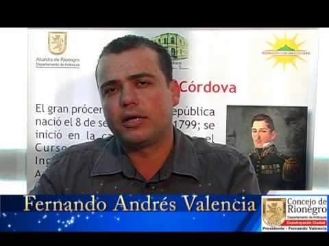 Concejal rionegrero Fernando Andrés Valencia