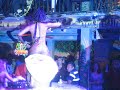 A girl dancing at Mangos