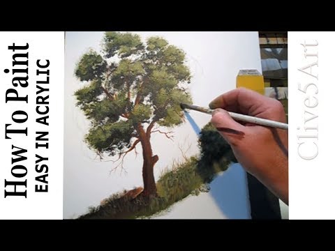 how to paint with acrylic paint