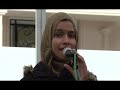 Rhania Khan Speaks at the Global Day of Action